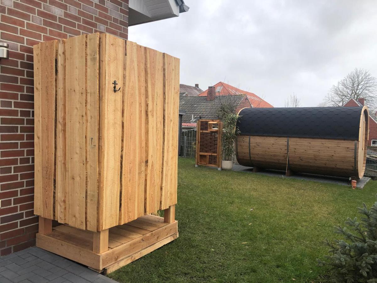 Haus Nordseeliebe Mit Aussensauna, Outdoor Dusche Und Wallbox Dornum Exterior photo